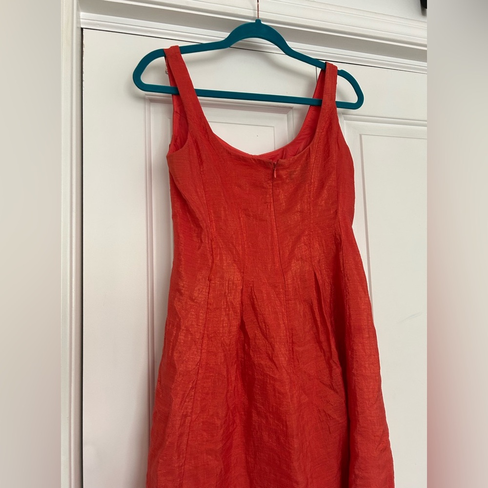 Orange A-Line Dress - Picture 6 of 9